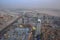 Bird View of Dubai from the Top of Burj Khalifah