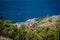 Bird-view of Podgora, Makarska Riviera, Croatia