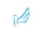 Bird wing Dove icon Template