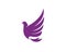 Bird wing Dove icon Template