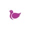 Bird wing Dove icon Template