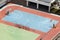 A birdeye view of a basketball court in the city of Hong Kong, China