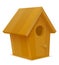 Birdhouse for birds made of wood vector illustration