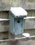 Birdhouse covert in snow