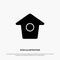 Birdhouse, Tweet, Twitter solid Glyph Icon vector