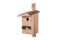 Birdhouse on a white background. Shed for birds on a white background