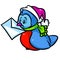 Birdie Christmas letter cartoon