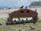 BIRDS ON A BENCH, AT THE BEACH, IN JUPITER,FLORIDA