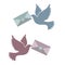 Birds bringing news, message, congratulations. Post Bird. Emblem for envelope, cards, prints, business cards