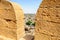 Birds eye view of Jaisalmer city through parapet ofGolden Fort o