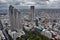 Birds eye view over Tokyo, Japan