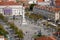 Birds-eye view of Rossio, main square of Lisbon