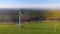 Birds eye view on Wind Power Turbine