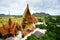 Birds eyes view of Wat Tum Seua (tiger cove temple) Kanchanburi