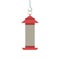 Birds feeder flat icon