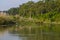 Birds over the Rapti river in Chitwan, Nepal