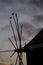 Birds on a windmill