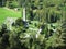 Birdâ€™s-eye view of Glendalough, the early Medieval monastic settlement founded by St. Kevin in County Wicklow, IRELAND