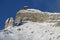 Birg cable car station, 2970 meters above sea level in Interlaken, Switzerland.