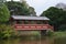 Birkenhead park fancy wooden bridge