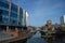 Birmingham Barclaycard Arena and Birmingham Canal, England 