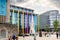 Birmingham Chamberlain Square, Paradise Island city centre shoppers and commuters