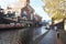 Birmingham, UK - 6 November 2016: Birmingham Canal Old Line Running Through City