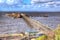 Birnbeck Pier Weston-super-Mare Somerset England in colourful HDR