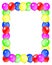 Birthday Balloons Border Frame