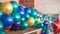 Birthday baloons in different colours