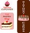 Birthday Cakes, Cupcakes and Pastry Logos