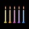 Birthday Candles Flame Fire Light Isolated