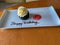 A birthday cupcake delivered to a cruise ship passenger wishing them a Happy Birthday