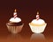 Birthday cupcake Greeting card