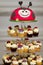 Birthday cupcake stand