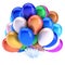 Birthday decoration multicolored carnival party balloons colorful