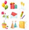 Birthday icons