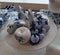 Birthday Party Celebration Dinner Jiajing Emperor Ascension to the Throne Contemporary Blue and White Porcelain Ceramic Sculpture