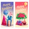 Birthday Party Vertical Banners