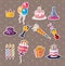 Birthday stickers