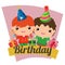 Birthday theme cute kids