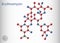 Bisacodyl, bisacodil molecule. It is stimulant laxative drug for the treatment of constipation, neurogenic bowel dysfunction.