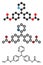 Bisacodyl laxative drug molecule