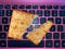 biscuits on the keyboard
