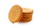 BISCUITS - A stack of delicious wheat round biscuits