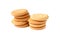 Biscuits, A stack of delicious wheat round biscuits with a few c