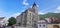 `Biserica Neagra` Church and `Timpa` mountain from Brasov, Romania