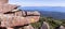 Bishop and Clerk peak on Maria Island, Tasmania, Australia