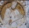 Bishop sculpture in the Church of Sant Agostino in San Gimignano, Italy