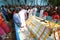 Bishop Shyamal Bose leads prayer at the tomb of Croatian missionary, Jesuit father Ante Gabric in Kumrokhali, West Bengal, India